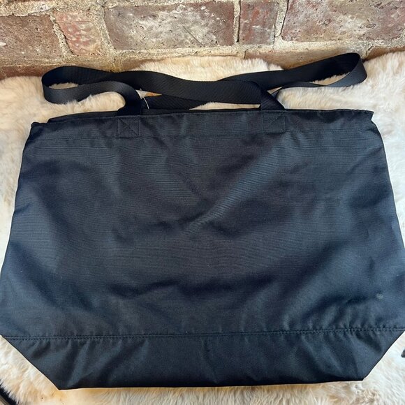 NWT Victoria's Secret PINK Red Plaid Logo Tote Weekender Bag Black & Red - Picture 4 of 4